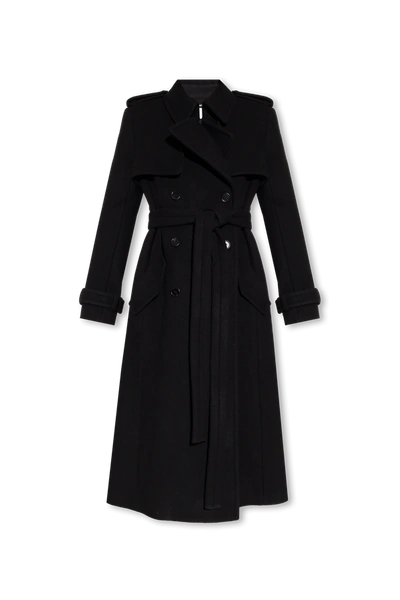 Shop Chloé Black Wool Coat In New