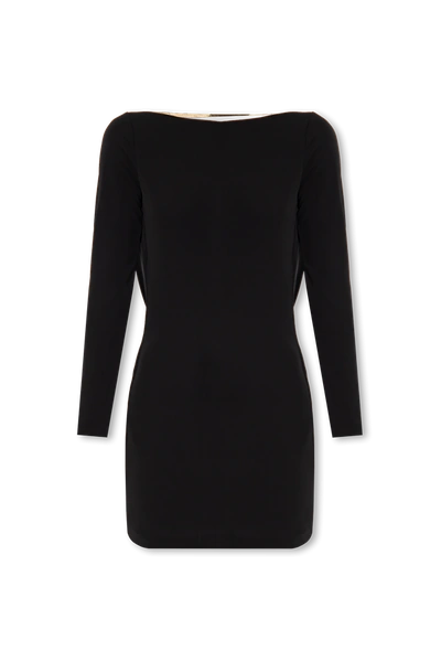 Shop Dsquared2 Black Mini Dress In New