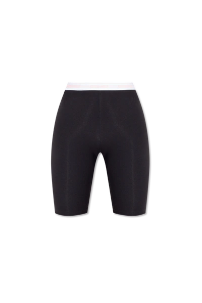 Shop Dsquared2 Black Cropped Leggings In New