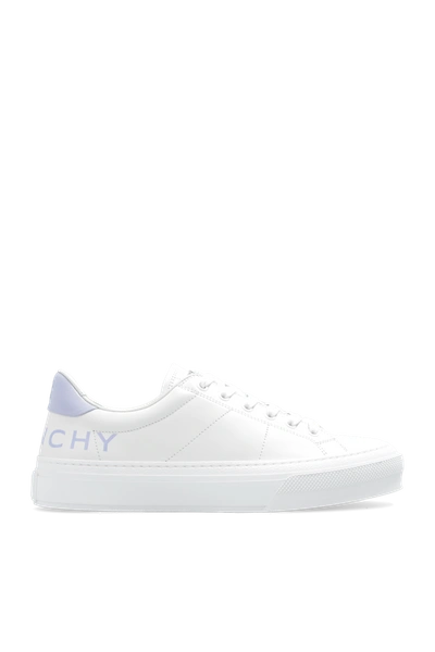 Shop Givenchy White Sneakers With Logo In New