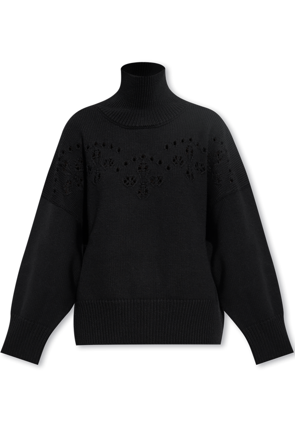 Chloé roll-neck wool jumper - Black
