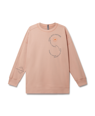 Shop Stella Mccartney S Values Print Unitefit Sweatshirt In F Ambient Blush