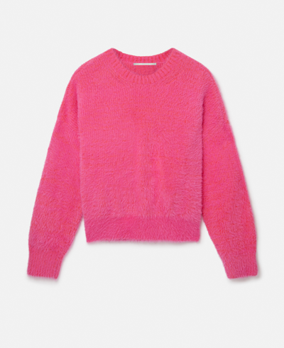 Shop Stella Mccartney Fluffy Knit Jumper In Pink