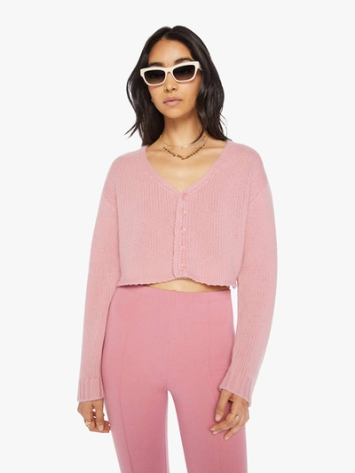 Shop Sablyn Bianco Cardigan Lola Sweater In Baby Pink