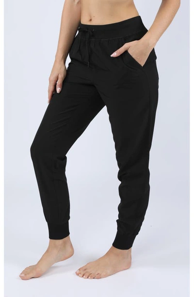 Shop 90 Degree By Reflex Woven Joggers In Black