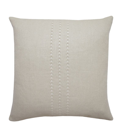 Shop De Le Cuona Linen Cape Cushion (45cm X 45cm) In Silver
