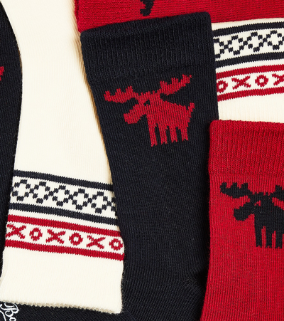 Bonpoint Cotton-blend Socks In Red