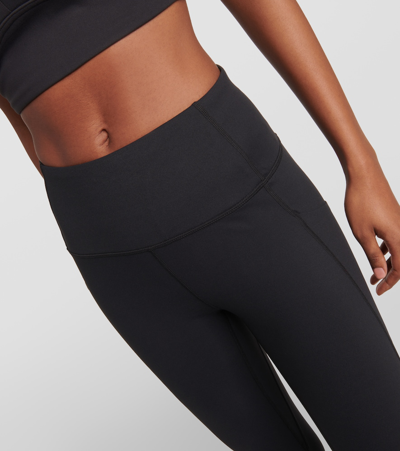 Shop Varley Let's Go Running High-rise Leggings In Black