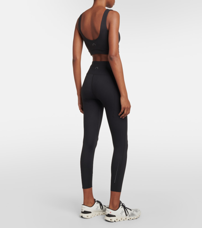 Shop Varley Let's Go Running High-rise Leggings In Black