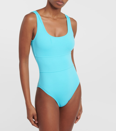 Shop Melissa Odabash Perugia Swimsuit In Blue