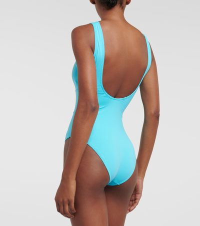 Shop Melissa Odabash Perugia Swimsuit In Blue