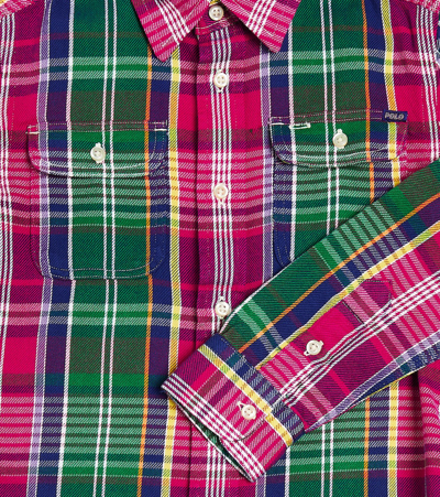 Shop Polo Ralph Lauren Matlock Checked Cotton Shirt In Multicoloured