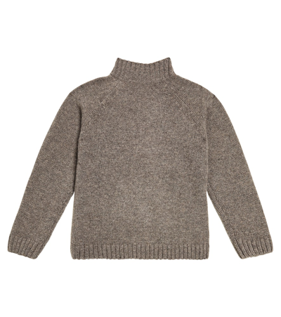 Shop Bonpoint Tyoto Cashmere Sweater In Brown
