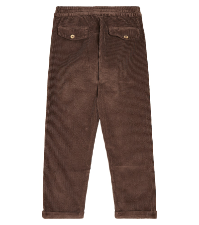 Shop Donsje Moros Cotton Corduroy Pants In Brown