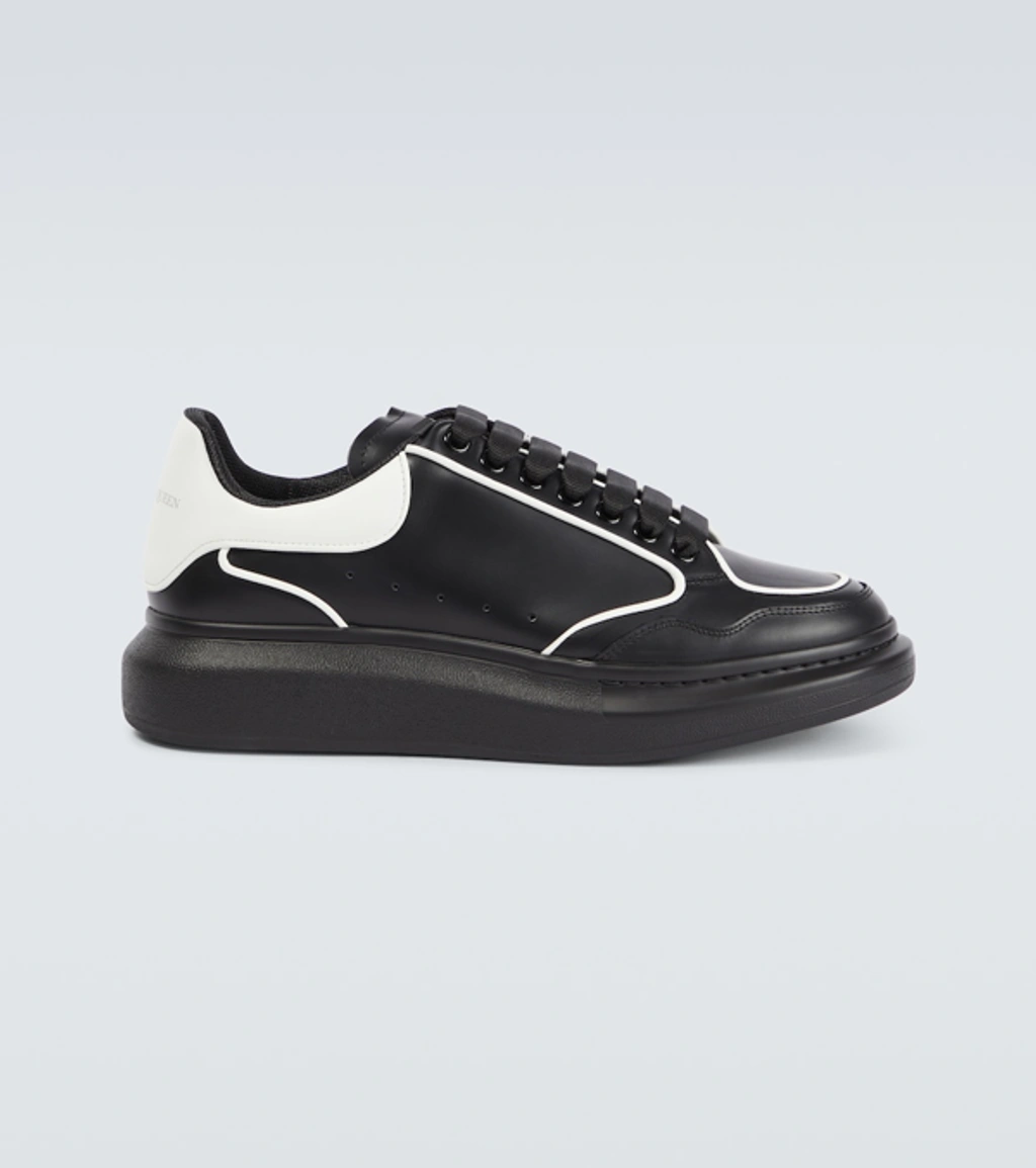 Alexander Mcqueen 45mm Oversized Leather Sneakers In 