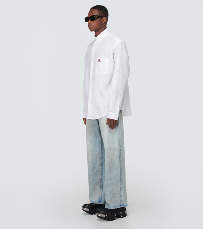 Balenciaga Baggy Jeans In Blue