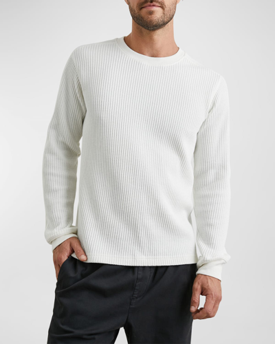 Shop Rails Men's Wade Thermal Shirt In White