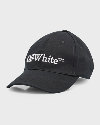 Off-white Logo-embroidered Baseball Cap In Brown