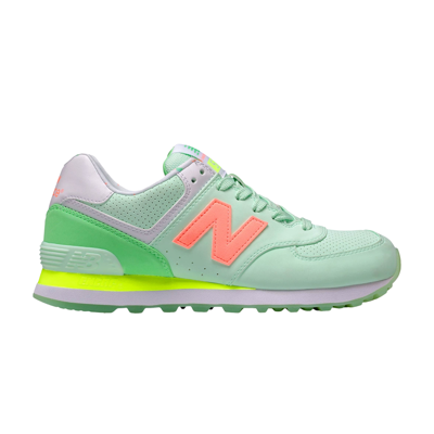 Pre-owned New Balance Wmns 574 Wide 'state Fair - Seafoam' In Green