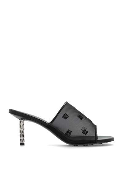 Shop Givenchy Black ‘g-cube' Heeled Mules In New