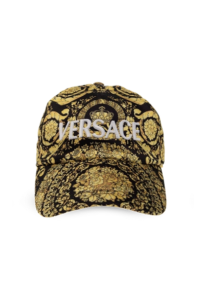 Shop Versace Yellow Baseball Cap In New