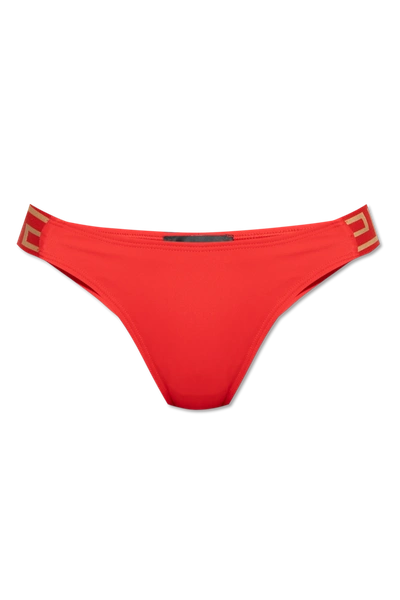 Shop Versace Red Bikini Briefs In New