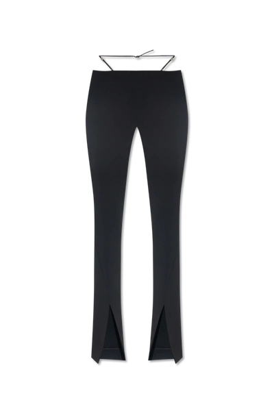 Dsquared2 Strap-detail Flared Trousers In New