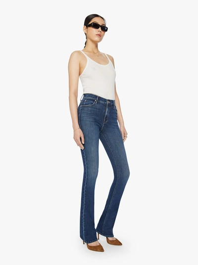 Shop Mother The Runaway Howdy Jeans In Blue