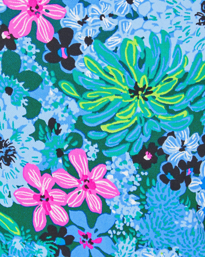 Shop Lilly Pulitzer Upf 50+ Luxletic Frida Polo In Multi Soiree All Day