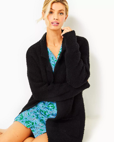 Shop Lilly Pulitzer Dalvin Cardigan In Black