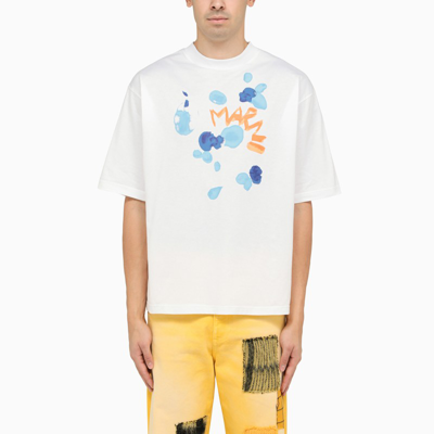 Shop Marni | White T-shirt With Print
