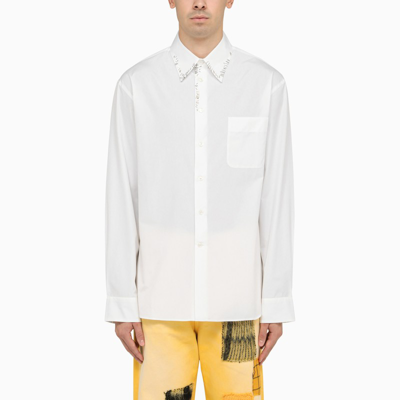 Shop Marni | Classic White Poplin Shirt