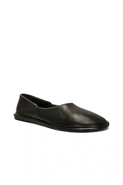 Shop The Row Canal Slip On Slippers In Black