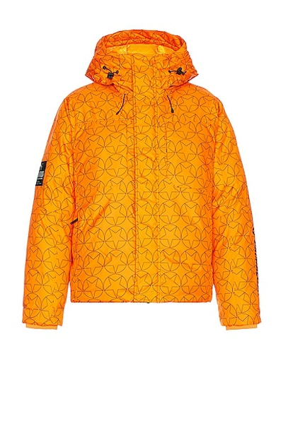 Shop Puma X Pleasures Puffer Jacket In Orange