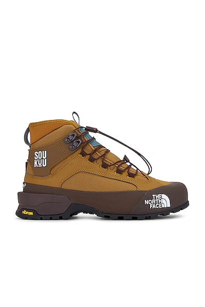 Shop The North Face X Project U Glenclyffe Boot In Concrete Grey & Bronze Brown
