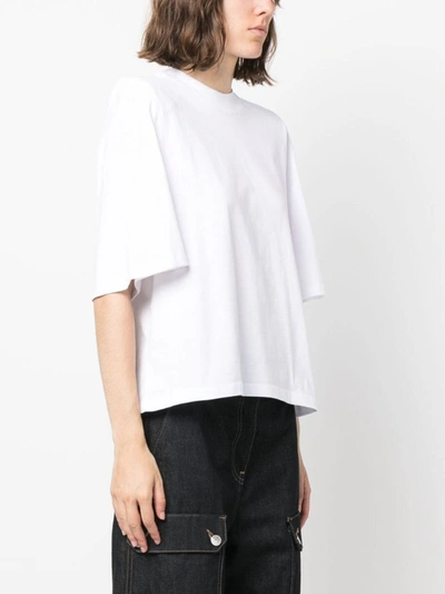 Isabel Marant Layered-detail Cotton T-shirt In White