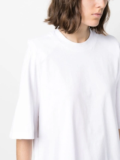 Isabel Marant Layered-detail Cotton T-shirt In White