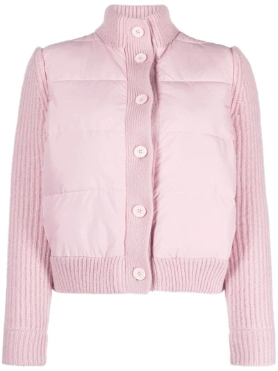 Shop Mc2 Saint Barth Padded Jacket In Pink
