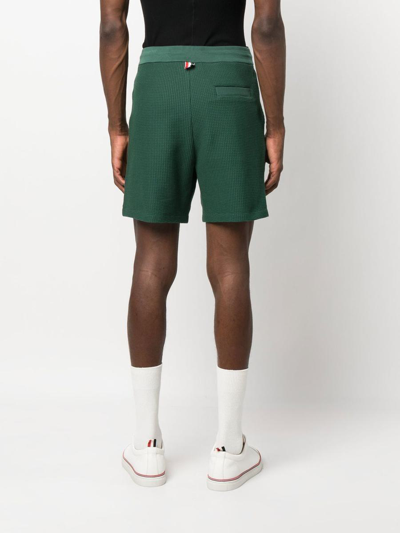 Shop Thom Browne Shorts In Green