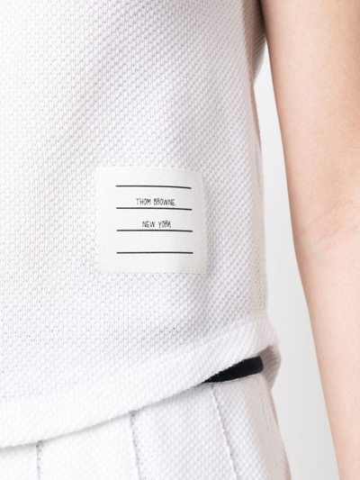 Shop Thom Browne Tops In White