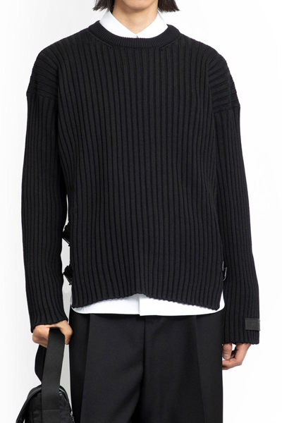 Shop Versace Knitwear In Black
