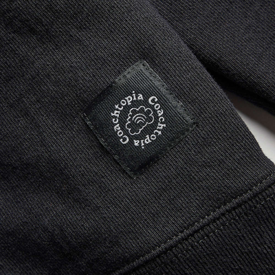 Shop Coach Hoodie: Topia Graphic Label In Black