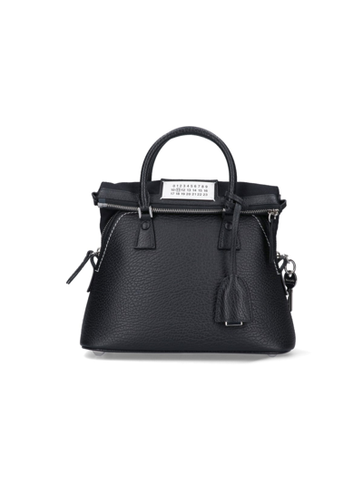 Shop Maison Margiela '5ac Mini' Shoulder Bag In Black  