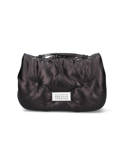Shop Maison Margiela Medium Bag 'glam Slam Flap' In Black  