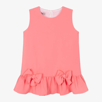 Shop Phi Clothing Girls Coral Pink Sleeveless Dress