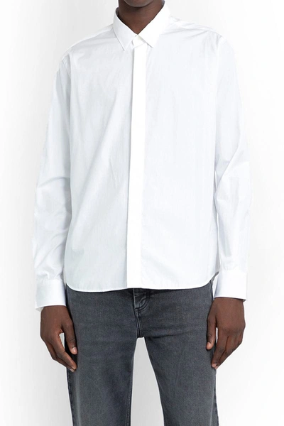 Shop Ami Alexandre Mattiussi Ami Paris Shirts In White