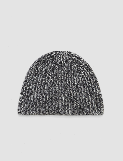 Shop Joseph Luxe Cashmere Hat In Black Melange