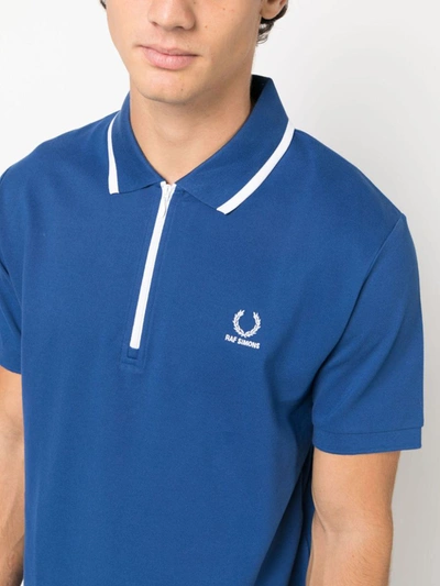 Shop Raf Simons Fred Perry X  T-shirts In Blue
