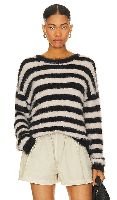 Shop Velvet By Graham & Spencer Kimberly Sweater In Black & White