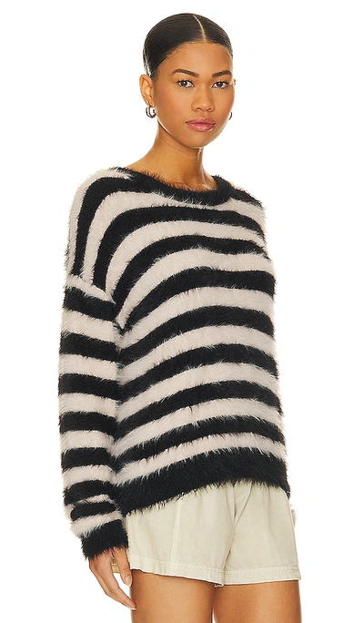 Shop Velvet By Graham & Spencer Kimberly Sweater In Black & White